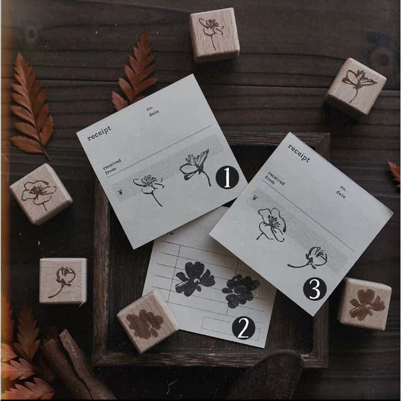 

Mini Flowers Set Rubber Stamp