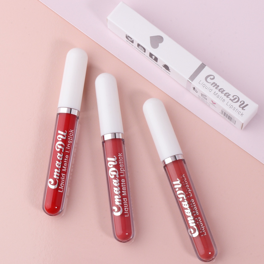 [Original] Cmaadu Liquid Matte Lipstick 18 Colors Waterproof/Lipmatte/Lipstick/lipcream/lipstik tahan lama