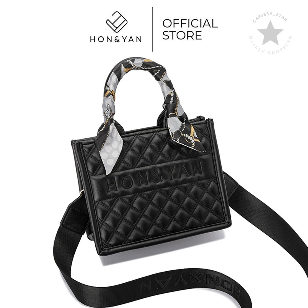 Hon&Yan Lenta Sling Hanbag Tas Selempang Wanita Sling Bag Cewek Import Handle Shoulder Bag