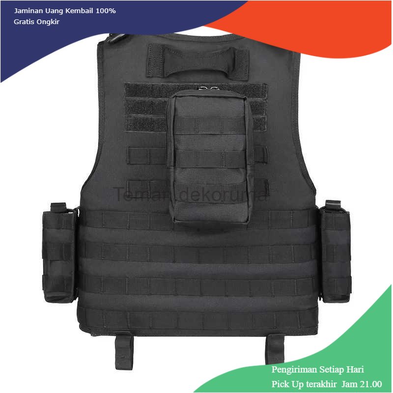 TD-PR2 JPC Rompi Pelindung Airsoft Gun Tactical Vest Combat Pocket - G0301