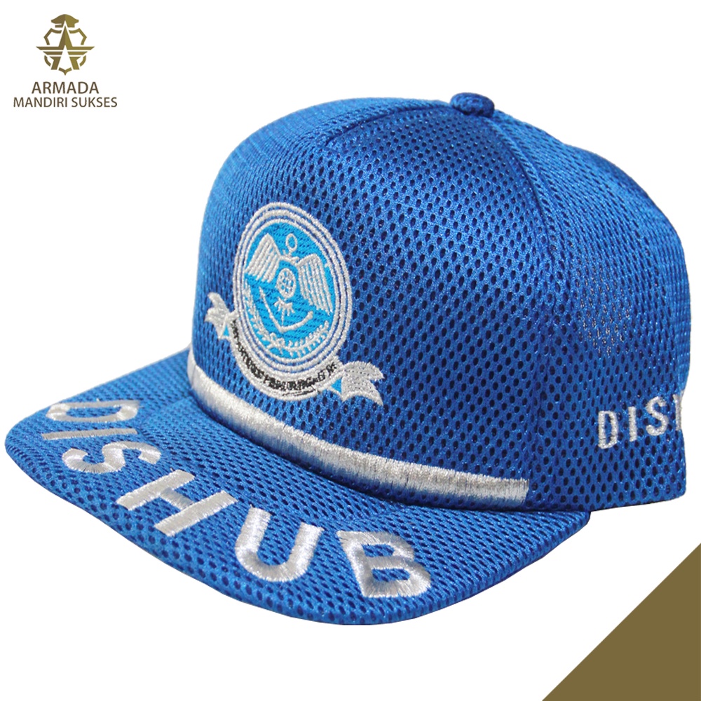 Topi Jaring Dishub Pama Perak - Topi Dishub Pama Mesh