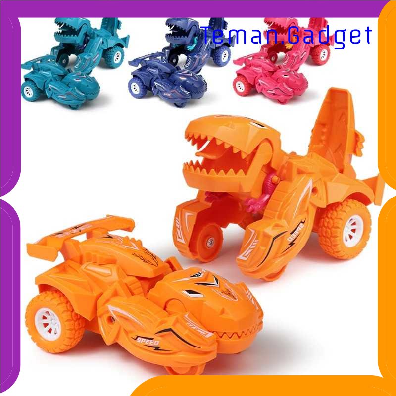 TG-MAN HoneyPo Mainan Mobil Berubah Bentuk Transforming Dinosaur Car - DC712