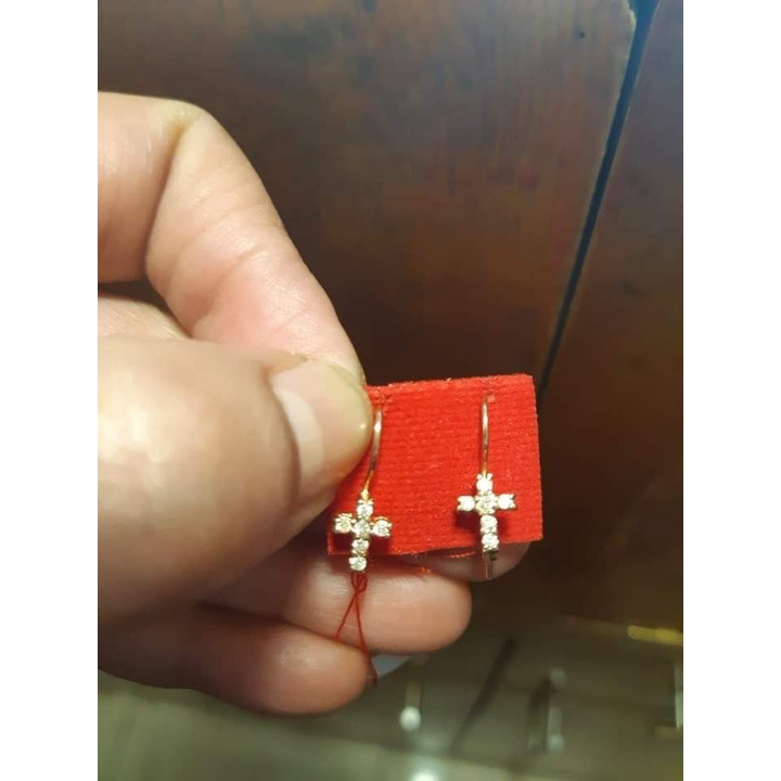 Kerabu Anting Kait Ronyok Berlian Lumiana Siregar Emas Toba