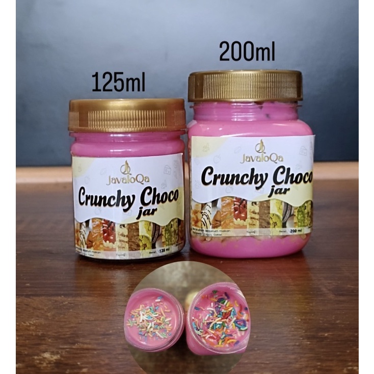 JAVALOQA CRUNCHY CHOCO JAR CRUST / RICE CRISPY COKLAT LUMER MELTED / NYAMNYAM