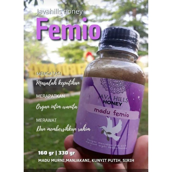 

MADU FEMIO 320 GR|| MADU WANITA || MADU HERBAL JAVA HILLS HONEY