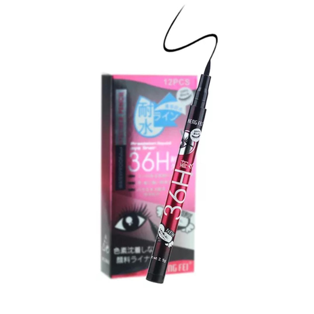 Eyeliner Pen Cair Waterproof 36 Jam HENGFEI 8862 CJR