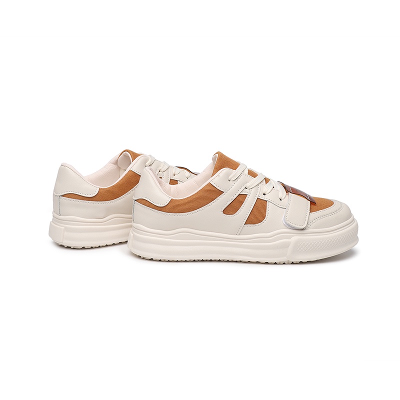 [GROSIR][COD] SEVEN_DAY SEPATU SNEAKERS WANITA KOREA IMPORT CASUAL SHOES COKLAT H-777