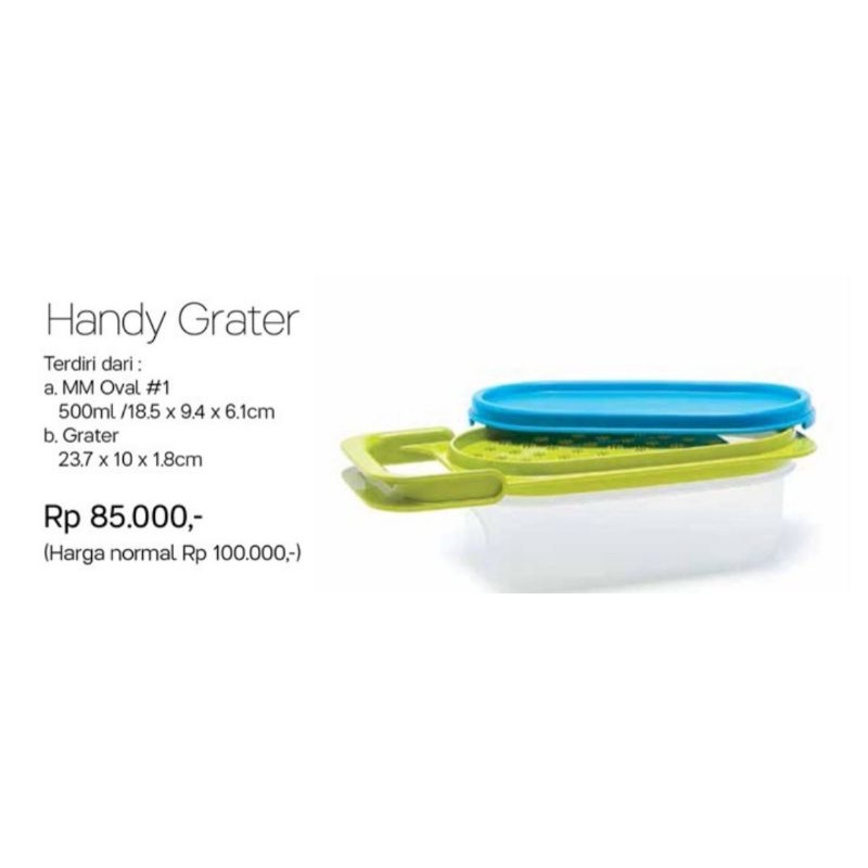 Handy grater parutan 500ml SALE