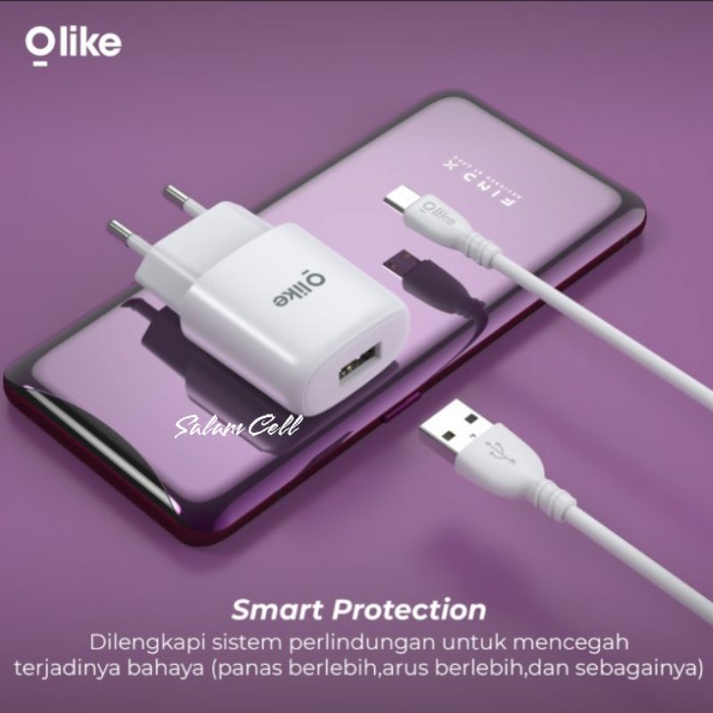 Charger HP Olike C102 Cocok Untuk Semua type HP Original Garansi Resmi