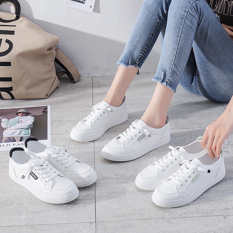 COD POS 1116 Sepatu Sneakers Wanita Sneakers SlipOn Casual Sport