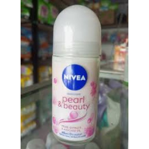 NIVEA Deodorant Pearl &amp; Beauty Roll On 50ml - Mencerahkan Ketiak