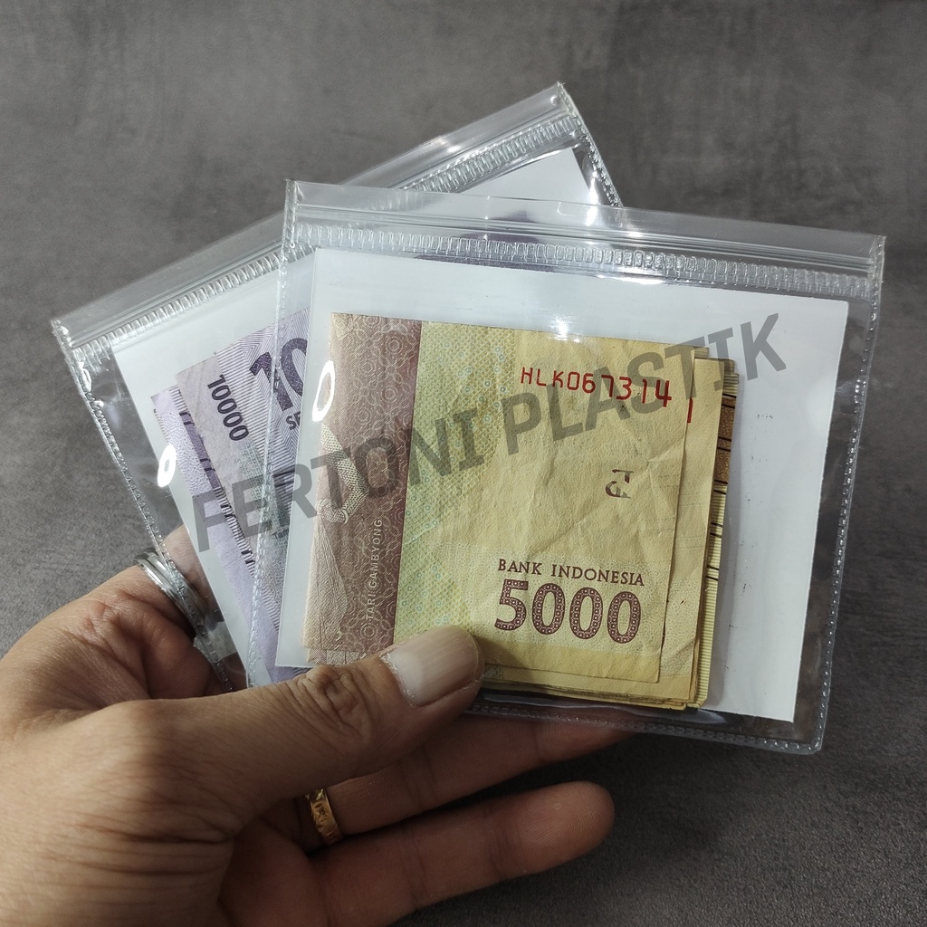 Ziplock Celengan Target Tabungan / Dompet Disiplin Keuangan Mini / Dompet Koin