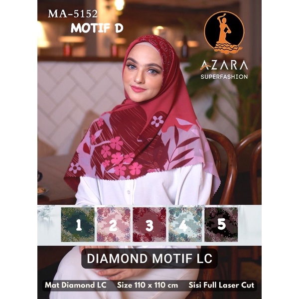 (PART 1) SEGIEMPAT MOTIF DIAMOND LC