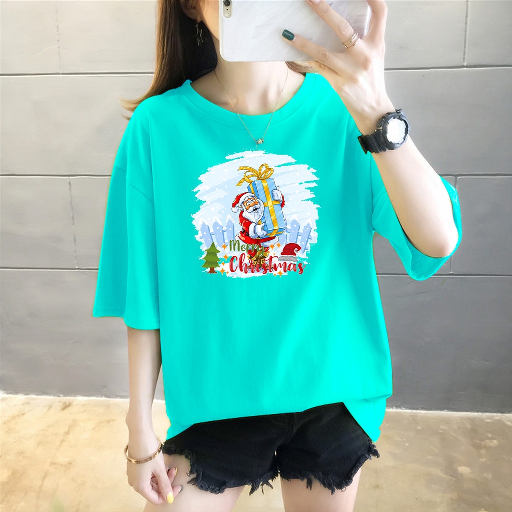 KAOS 0VERSIZE WANITA SPECIAL CRISTMAS EDITION  5