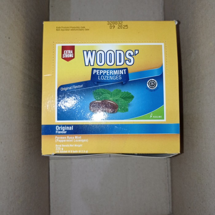woods wood permen obat batuk original 1box 1 box