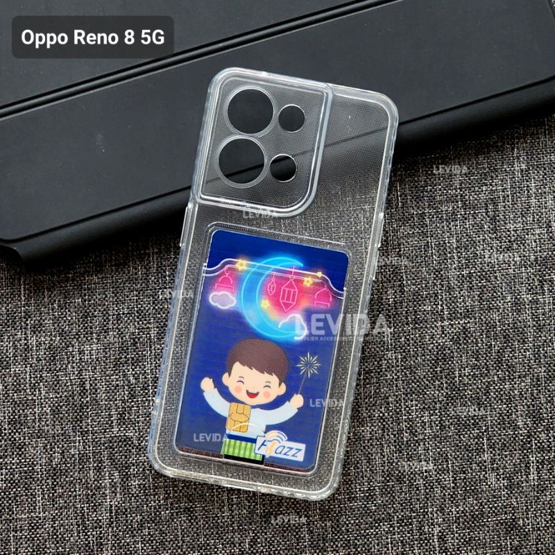 Case Oppo Reno 8 5G Oppo Reno 6 5G  Reno 7 5G Card Case Bening Slot Kartu Case Oppo Reno 8 5G Oppo R