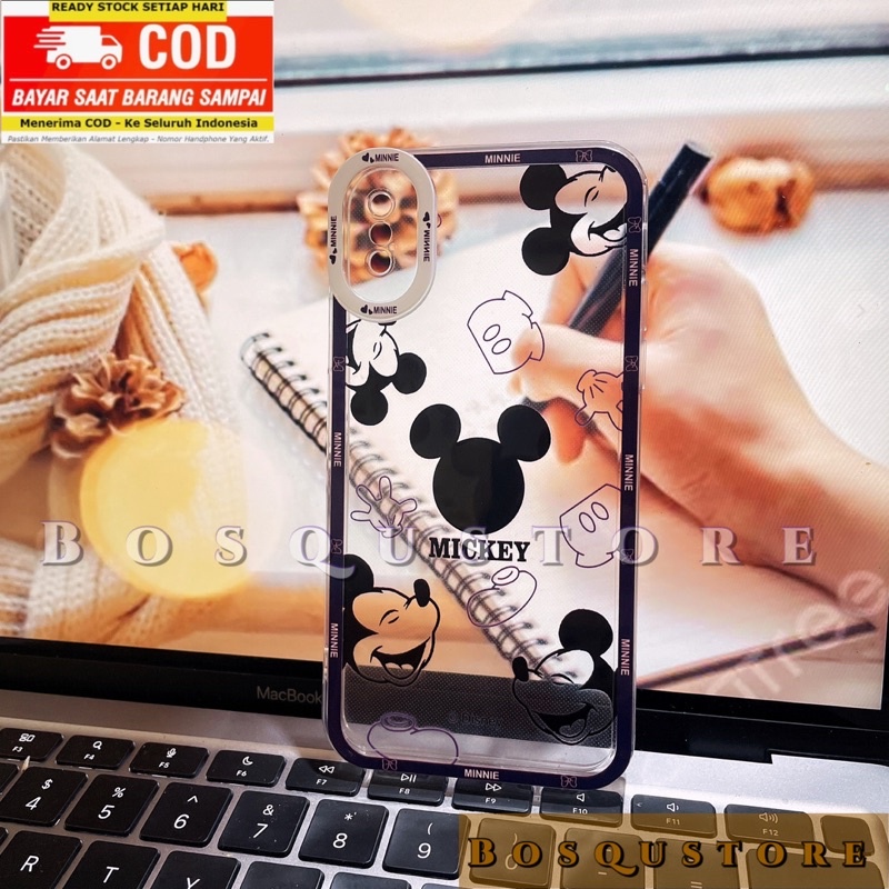 CASE IPHONE 7/ 7PLUS/ IPHONE 8/ 8PLUS/ IPHONE X/ XS/ XR/ IPHONE 11/ 11PRO/ 11PRO MAX/ SOFTCASE PROTECTOR CAMERA/ CASING PROCAMERA KARAKTER BEAR/ BERUANG/ DORAEMON/ MICKEY/ LOVE PINK