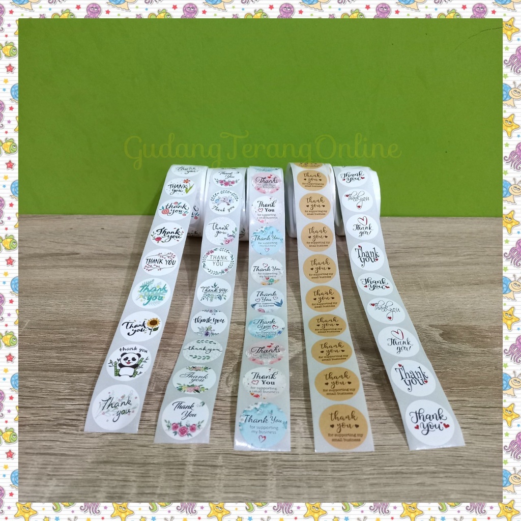 

stiker label thankypu stiker label makanan sticker thankyou for your order online