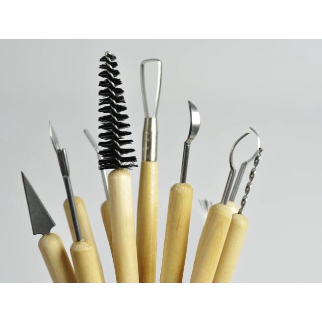 

Pottery & Sculpting Art Tools Set isi 11 / Clean up Tools Kit