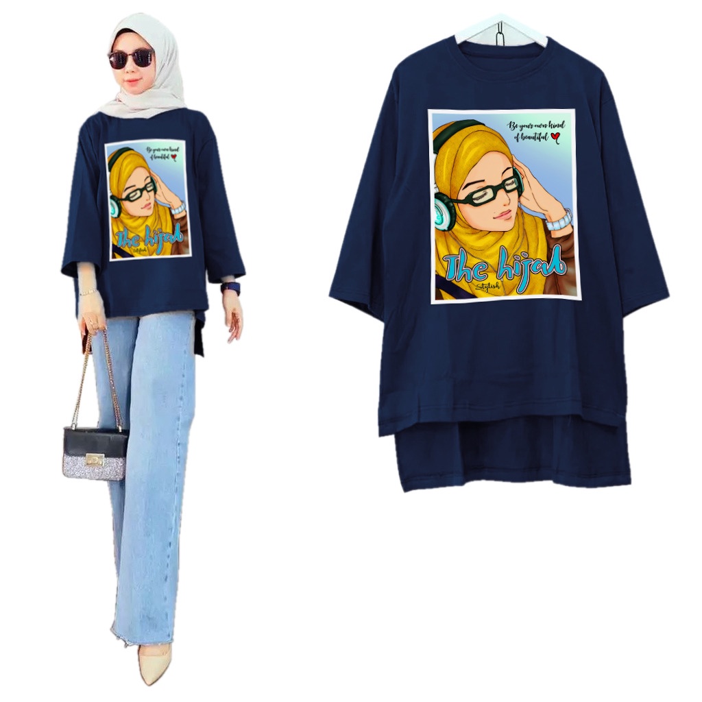 VF - Atasan Tunik Wanita Muslim Hijab