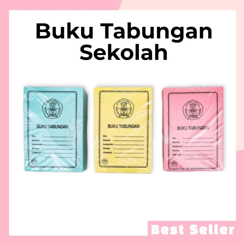 

Buku Tabungan Sekolah Kecil 1 Pcs Isi 6 Lembar