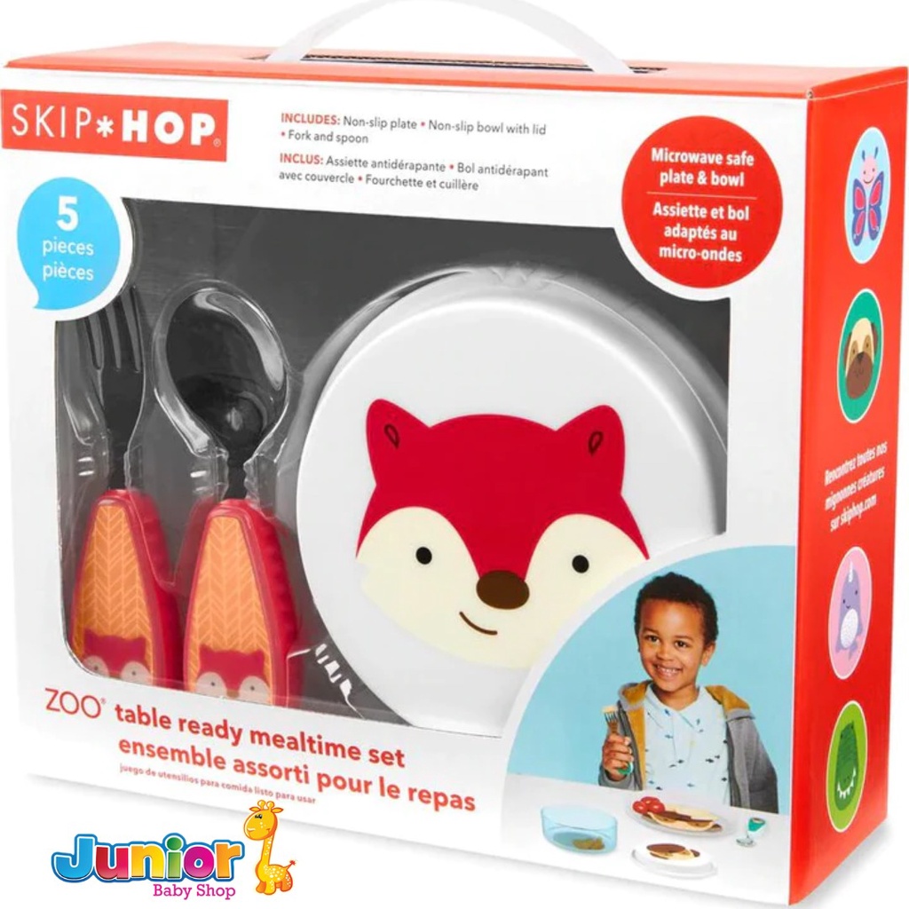 Skiphop ZOO Table Ready Mealtime Set
