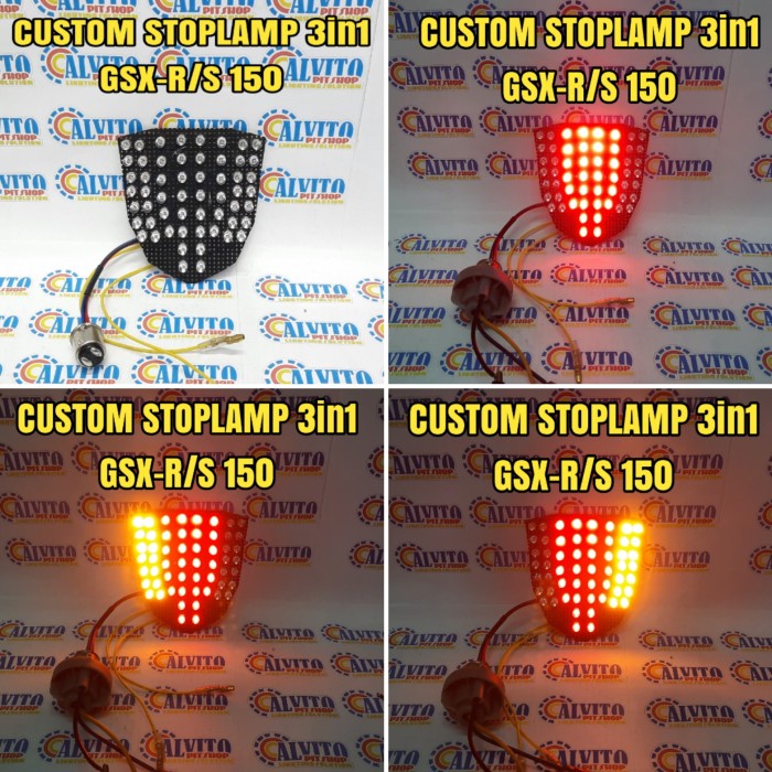 Lampu Stop 3in1 GSX R150 / S150 Custom