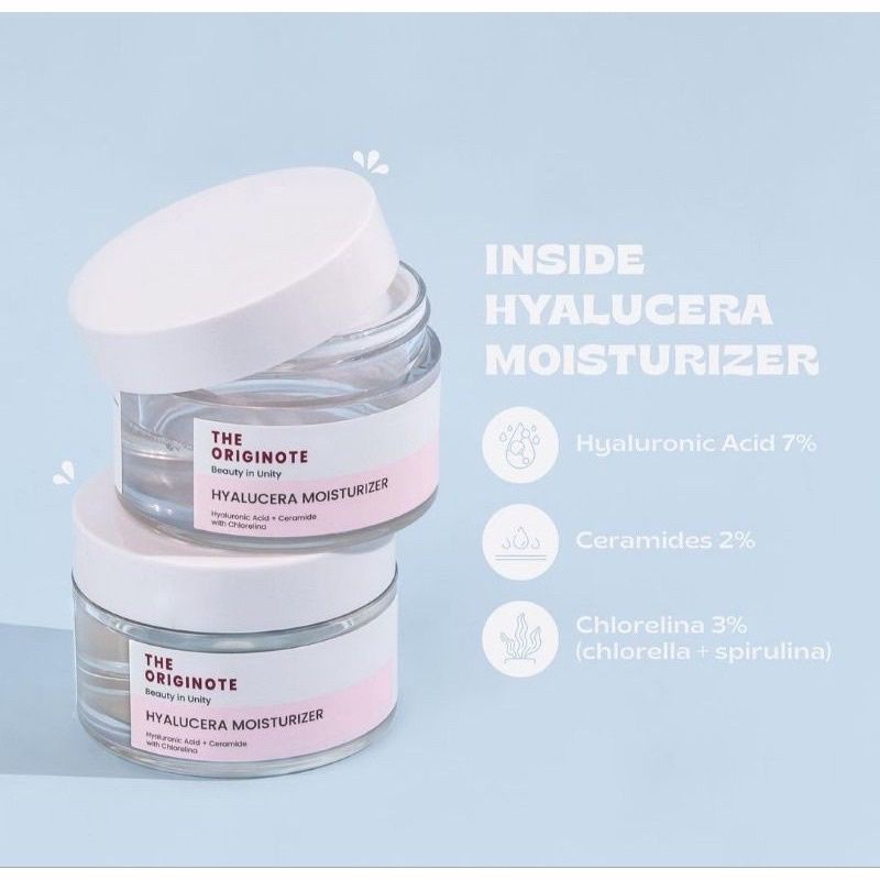 The Originote Hyalucera Moisturizer | Facial Cleanser | Toner | Serum | Sunscreen | Eye Lash | Clay Mask