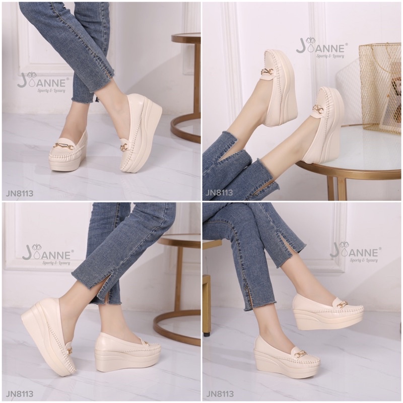 [ORIGINAL] JOANNE High Wedges Shoes Sepatu Wanita #JN8113