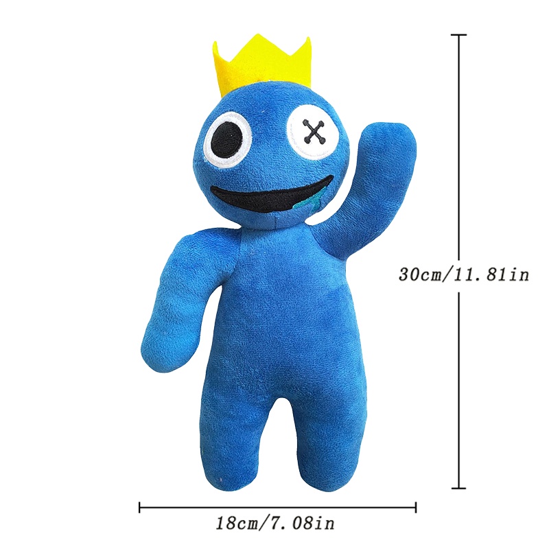 Mainan Boneka Stuffed Plush Karakter Game Blue Monster Ukuran 30cm Untuk Hadiah Natal Anak