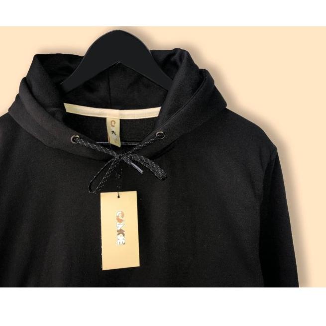 Jaket Hoodie Jumper Polos Jaket CAMOE ORIGINAL Black - Jacket Hitam - M