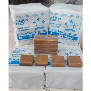 (BISA COD) Sabun Ajaib Serbaguna Premium Bintang Mahkota Isi 8 Batang, Sabun Batang Coklat Magic pembersih noda serbaguna, Sabun Cuci serbaguna murah multifungsi