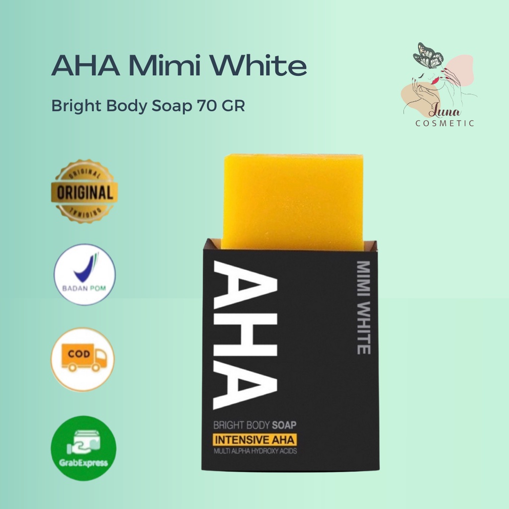 Mimi White AHA body Soap / sabun mimiwhite aha