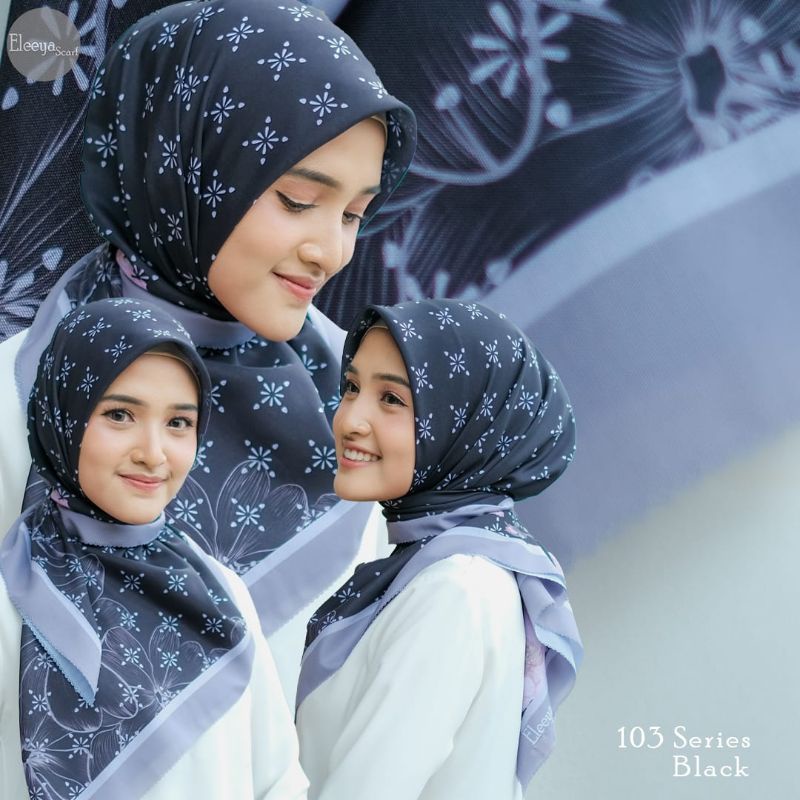 HIJAB SEGIEMPAT ELEEYA SCARF 103 104 &amp; 105 SERIES