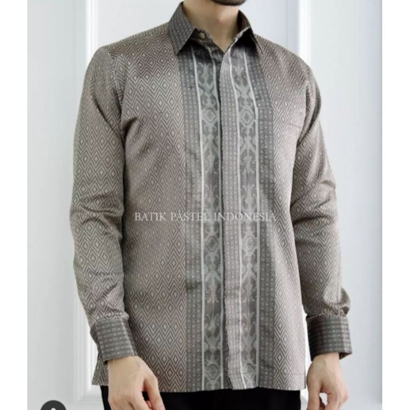 KEMEJA TENUN PRIA LENGAN PANJANG, KEMEJA TENUN PREMIUM