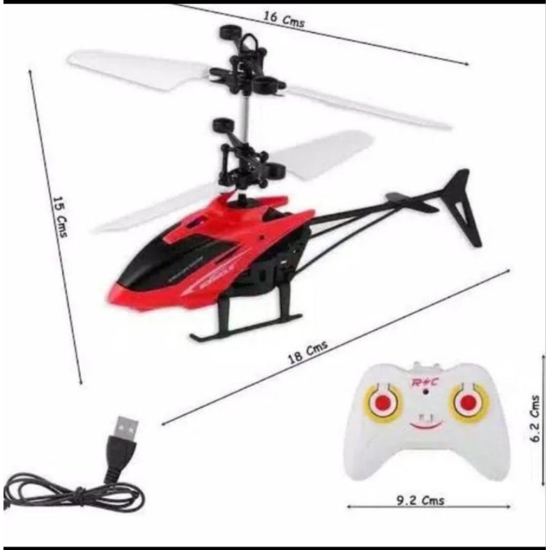 Mainan RC helikopter exceed