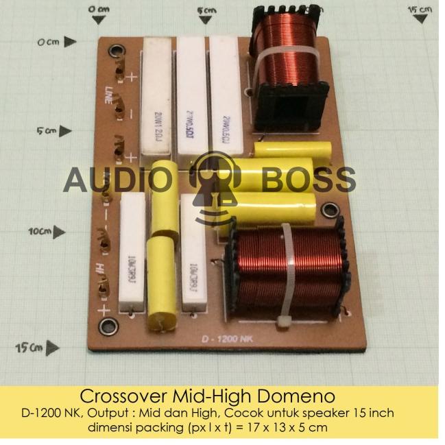 Crossover Pasif Mid High Domeno / Crossover Output Mid High D-1200 NK