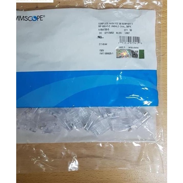 AMP Commscope Connector RJ45 Cat5 RJ-45 Cat.5e