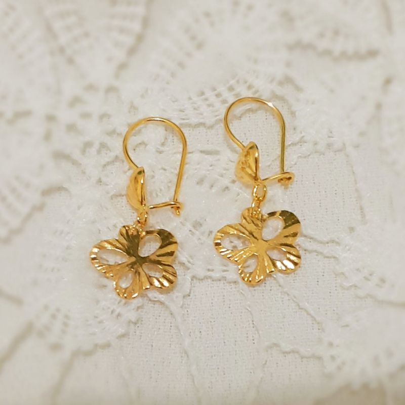 Anting Kait Kupu Emas Muda 1/2 Gram