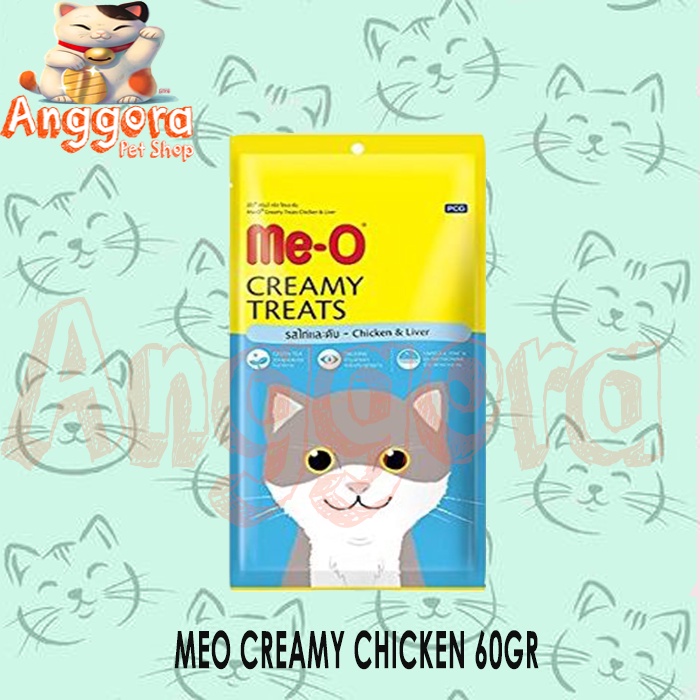 Makanan Snack Kucing MEO Creamy 60gr ALL VARIAN