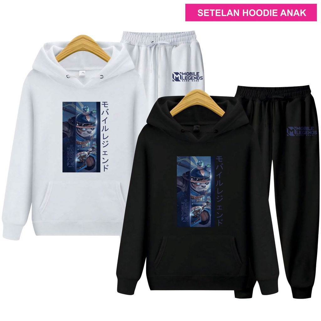 Setelan Sweater Hoodie Anak Akai MLBB