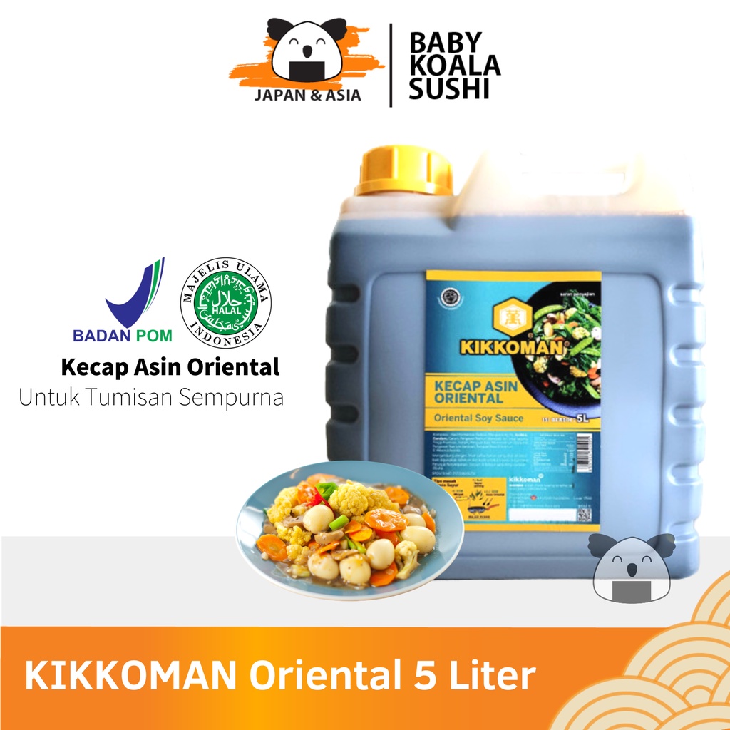 

KIKKOMAN Oriental Soy Sauce 5 L Halal