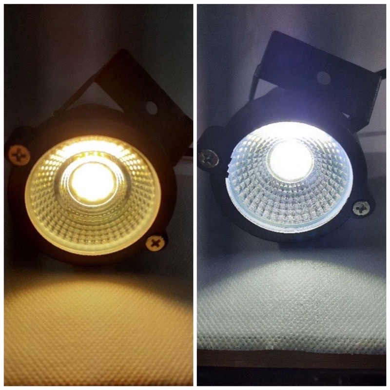 lampu sorot 5 watt led cob warmwhite