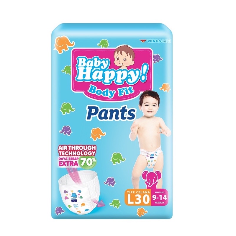 Baby Happy Diaper Pants S40/ M34/ L30/ XL26/ XXL24/ XL20/XXL18