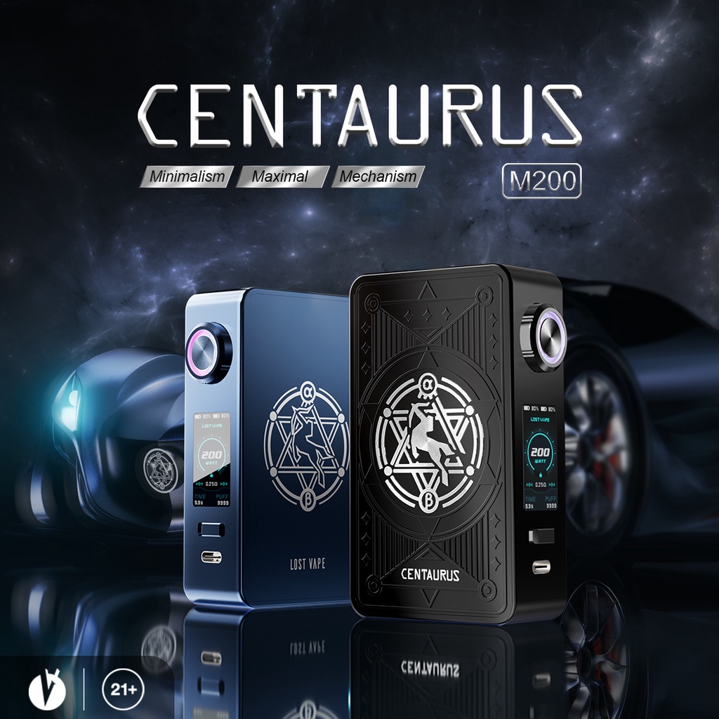 LOST VAPE BOX MOD CENTAURUS M200 BOX MOD Only Authentic