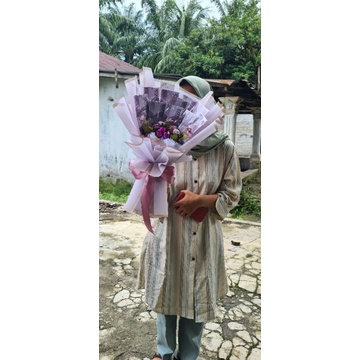 bouquet uang 10 lembar