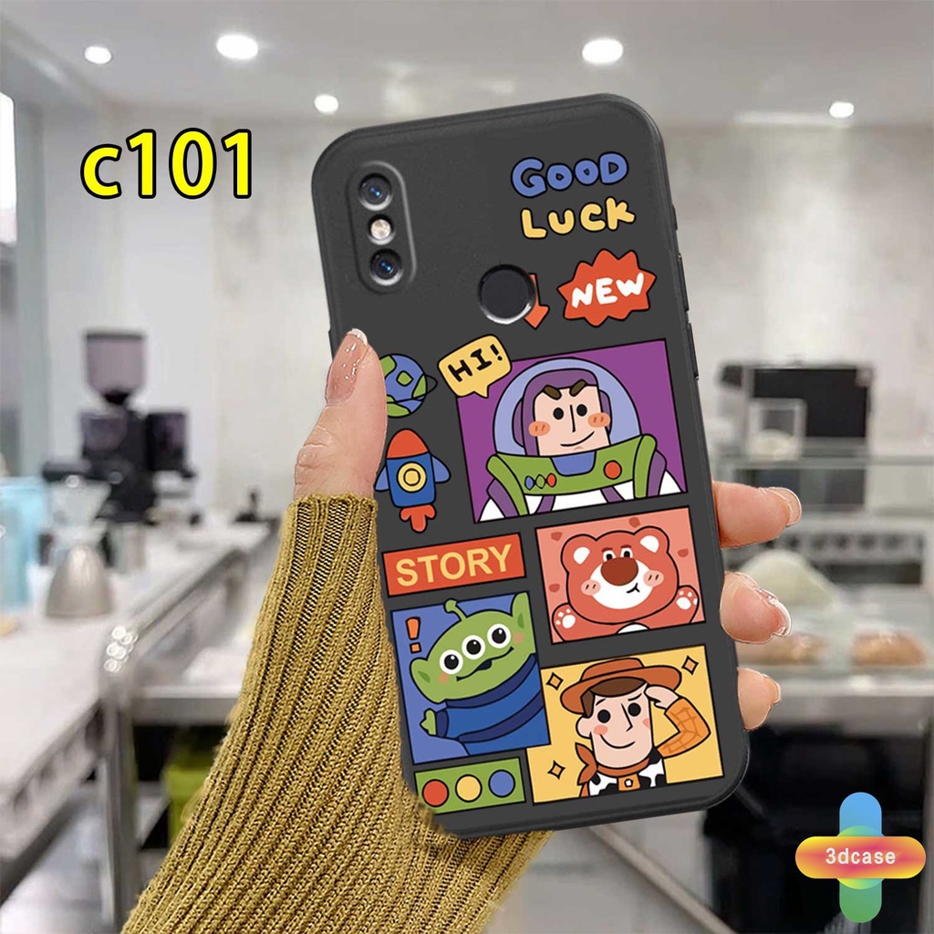 Casing Soft Case Infinix Hot 11S NFC 10 11 Play 10 10t 10s NFC 10i S4 9 Pro 10 Lite 11 Plus Hot 9 Play 11 Smart 4 4C 5 Pro  3 Plus Note 8 10 Tecno Spark 5 PRO A15 A16 A5S Y12 Y20 Y15S Y21S Cartoon Toy Story Anti-fall Case