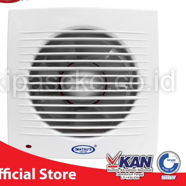 Imatsu Exhaust Fan Toilet 5 Inch Exhaust Dinding Blower Toilet