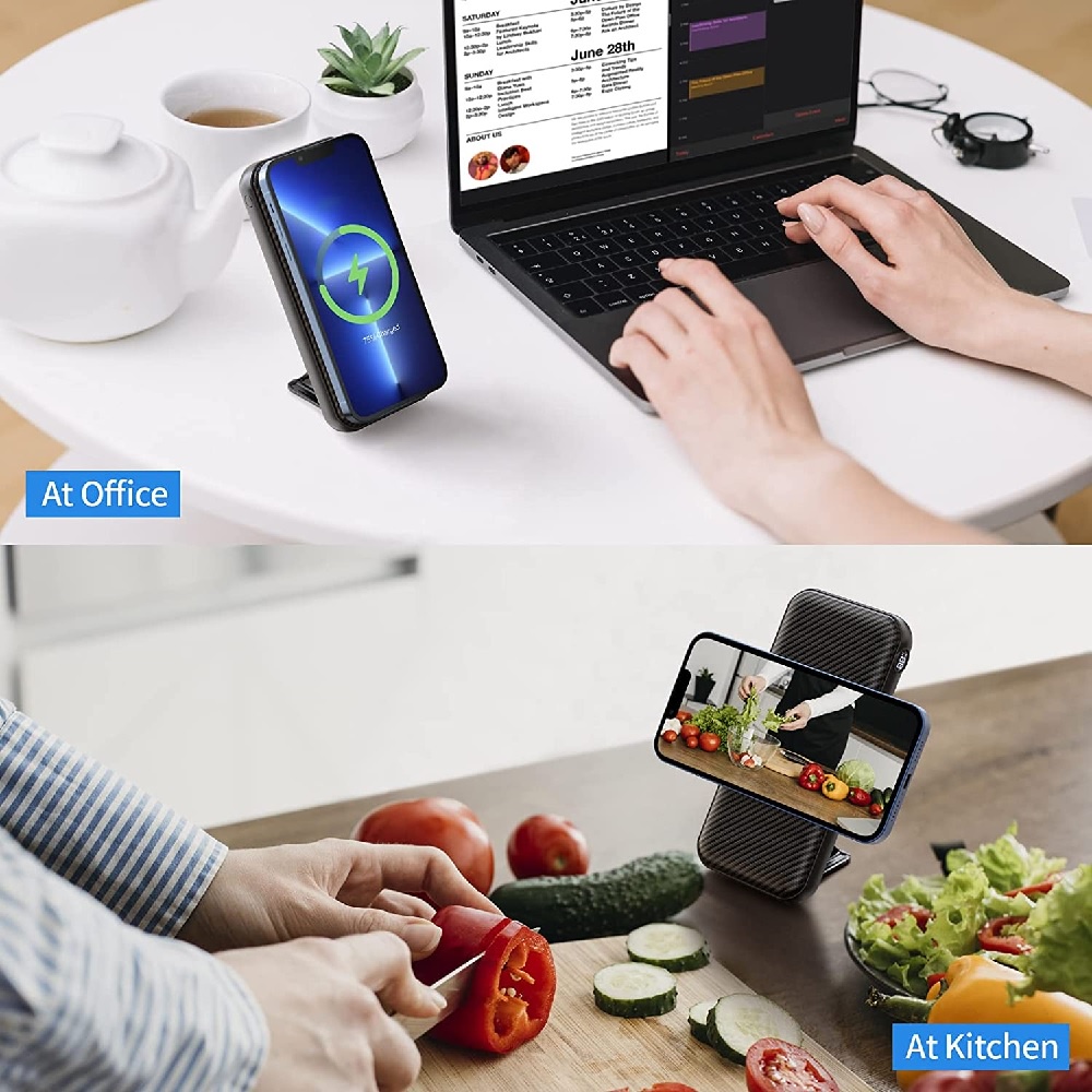 IWALK UBP20000M Magnetic Wireless Powerbank 20000mAh with Phone Stand - Powerbank Magnetic dengan Phone Stand dari iWALK