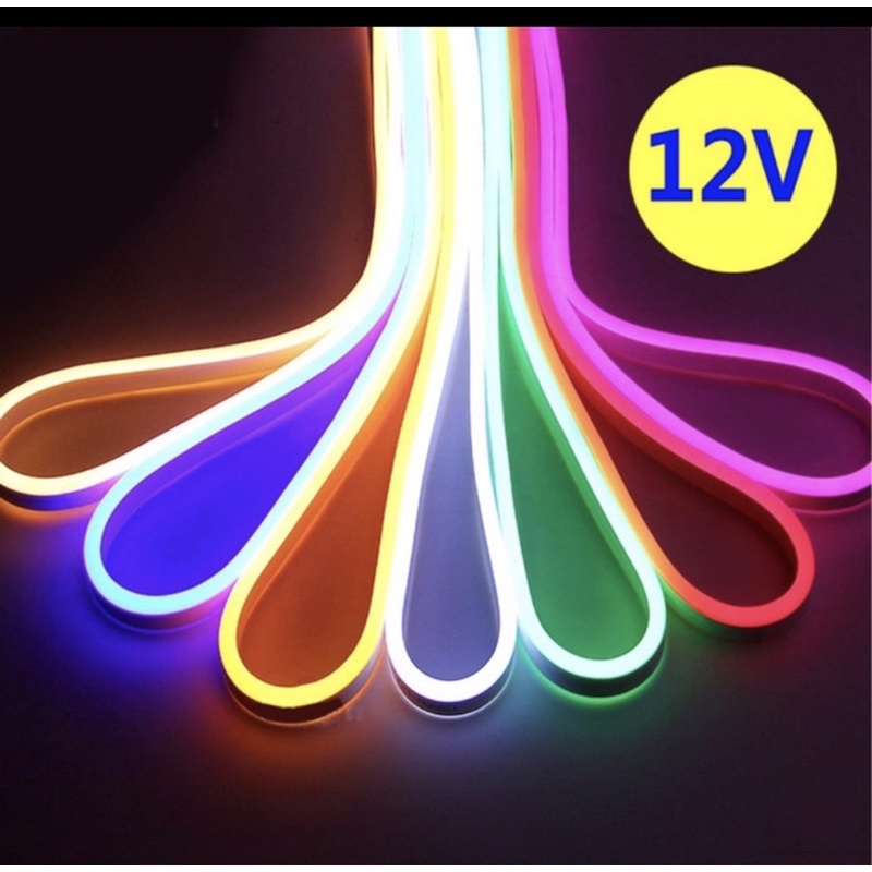 Led Strip Neon Flex Flexible 12V DC 5 Meter Neon Flex